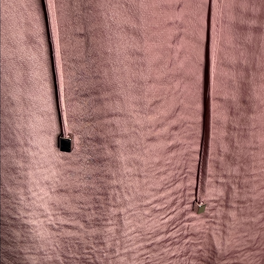 Jennifer Lopez Dusty Rose Lace-Up Blouse - Picture 3 of 7